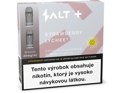 SALT+ - Strawberry Lychee  balenie obsahuje 2 pody! 20MG