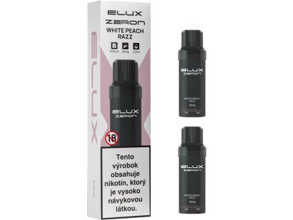 4441 elux zeron white peach razz