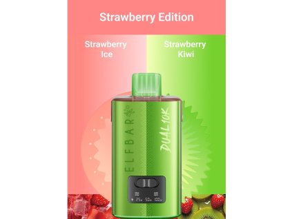 ELFBAR DUAL 10k - STRAWBERRY EDITION 20mg/ml