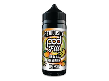 Doozy Seriously Pod Fill - BANANA MANDARIN (50/50)|100ml|0mg