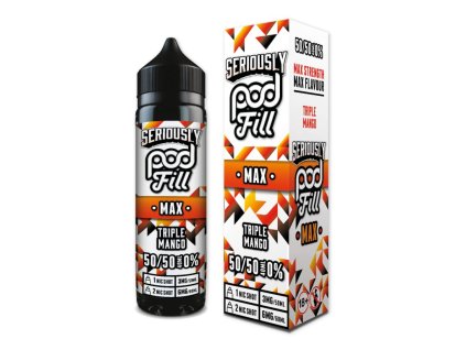 Doozy Seriously Pod Fill MAX - TRIPLE MANGO  (50/50)|40ml|0mg