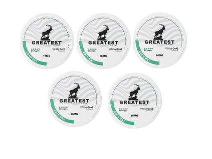 greatest white dry 16mg 5x