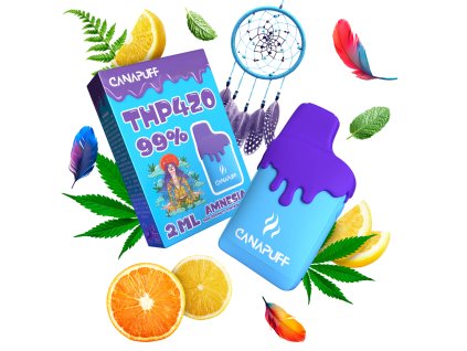 canapuff vape thp420 amnesia 2ml