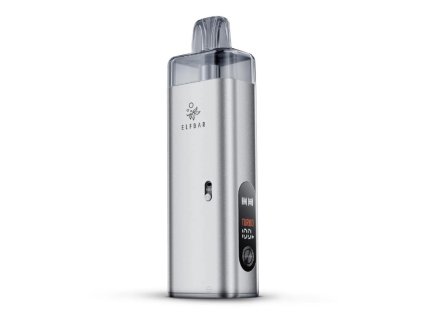 e cigareta elfbar elfx mega pod kit silver