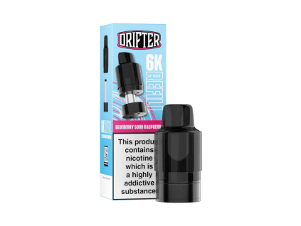 drifter bar pod 6000 blueberry sour raspberry