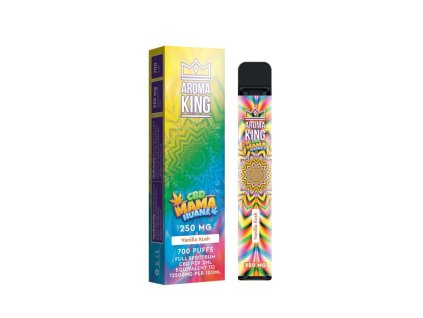 aroma king vape mama huana 250 mg cbd vanilla kush