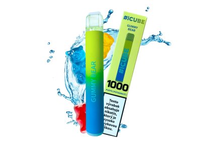 elektronicka cigareta icube 1000 gummy bear 20mg