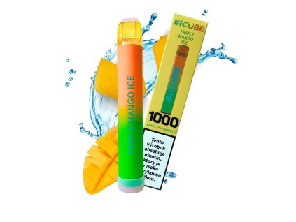elektronicka cigareta icube 1000 tripple mango 20mg