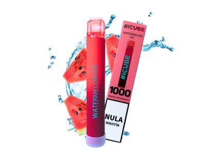 elektronicka cigareta icube 1000 watermlon ice bez nikotinu 0mg