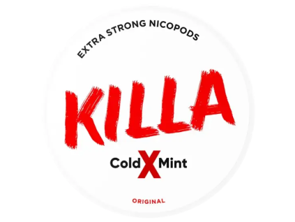 killa x cold mint slim all white nicotine pouches