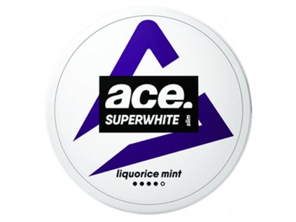 ace superwhite liquorice slim strong nikotinove sacky nicopods nordiction