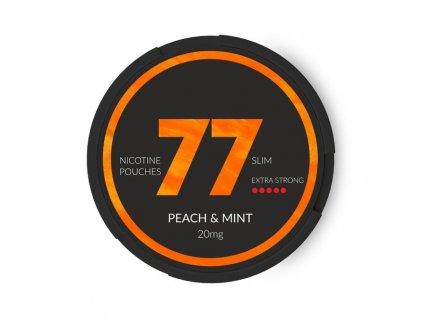 77 peach mint nikotinove sacky nicopods