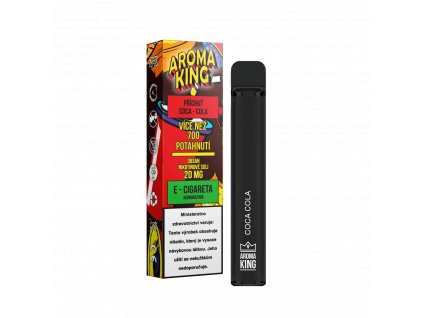 Aroma King jednorazova e cigareta cola cosmic 700 potahnuti min