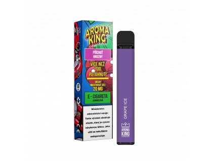 Aroma King jednorazova e cigareta grape ice cosmic 700 potahnuti