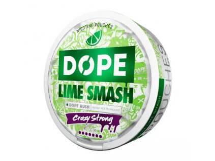 dope lime smash crazy strong nikotinove sacky 1+1 akce min