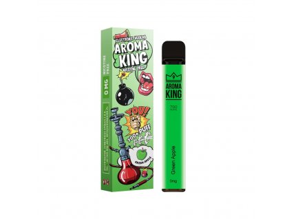 jednorazova e cigareta aroma king green apple hookah