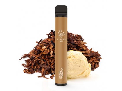 elf bar cream tobacco e cigareta