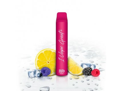 IVG Bar plus berry lemonade jednorazova e cigareta min