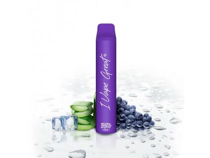 IVG Bar plus aloe grape jednorazova e cigareta min