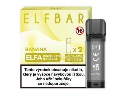 elf bar elfa pod 2ml banana min