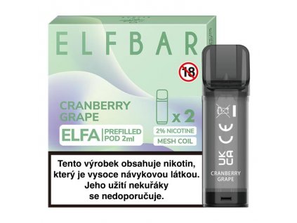 elf bar elfa pod 2ml cranberry grape min