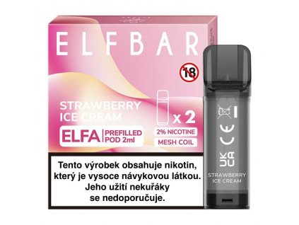elf bar elfa pod 2ml strawberry ice cream min