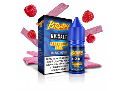 Just Juice Brutal Raspberry Sour nicsalt e liquid min