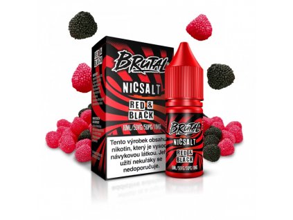 Just Juice Brutal Red Black nicsalt e liquid min