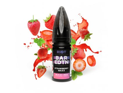 riot bar salt e liquid strawberry maxx min