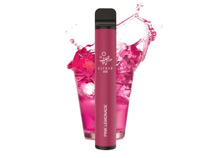 elf bar pink lemonade e cigareta