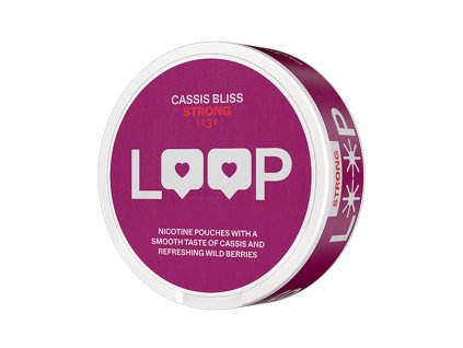 LOOP Cassis Bliss Strong nikotinove sacky