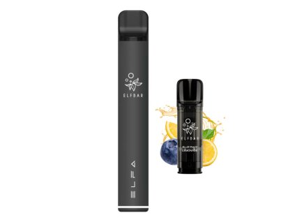 Elf Bar Elfa pod Starter kit Black + Blue Razz Lemonade min