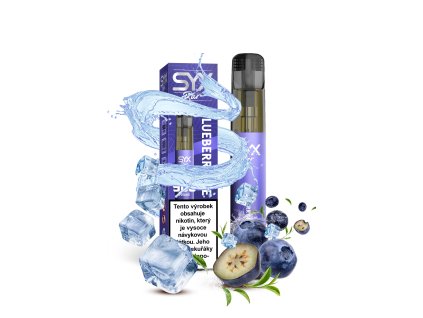 Syx Bar Blueberry Ice jednorazova e cigareta min