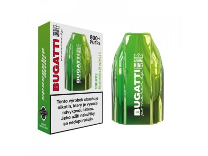 Aroma King Bugatti Spaceship Mini Sour Apple jednorazova e cigareta min