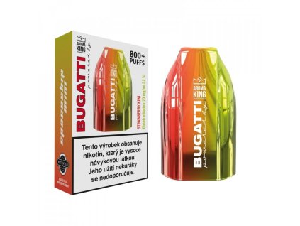 Aroma King Bugatti Spaceship Mini Strawberry Kiwi jednorazova e cigareta min