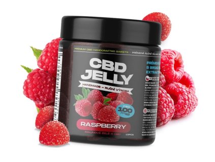CBD Jelly Raspberry 100mg min