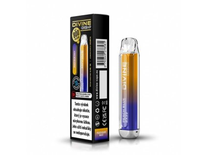Oxbar Divine Peach Blue Razz jednorazova e cigareta min