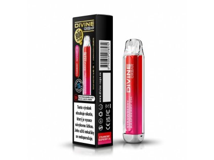 Oxbar Divine Strawberry Raspberry Cherry jednorazova e cigareta min