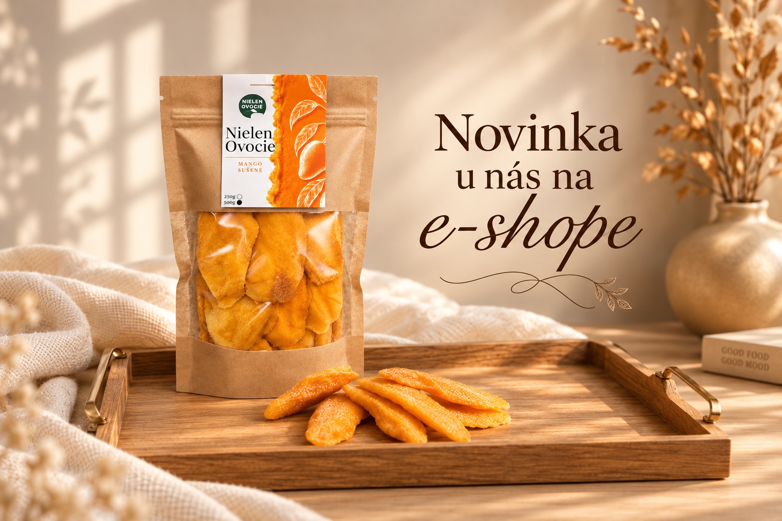 Sušené mango s 3 % cukru – Nielen Ovocie