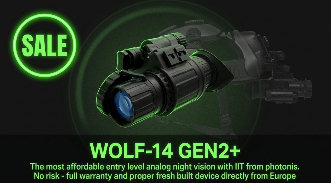 Wolf 14 entry level GEN2+ now in massive discounts sale