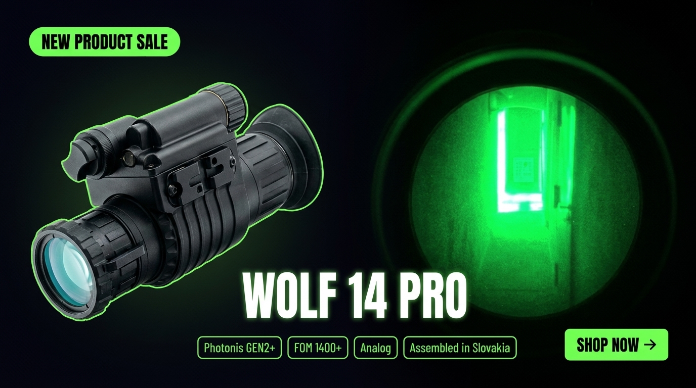 Wolf 14 PRO 1400+ Photonis GEN2+ Analog SALE