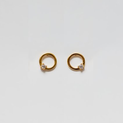 Circle Sparkle Gold