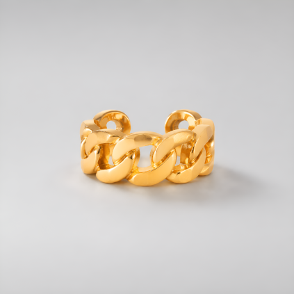Chain Gold Cuff