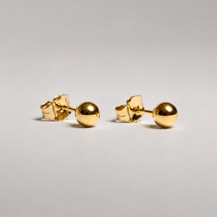 Gold Dot náušnice