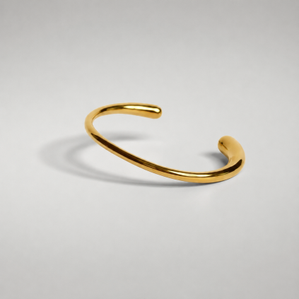 Open Cuff Gold náramek