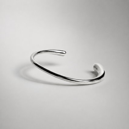 Open Cuff Silver náramek