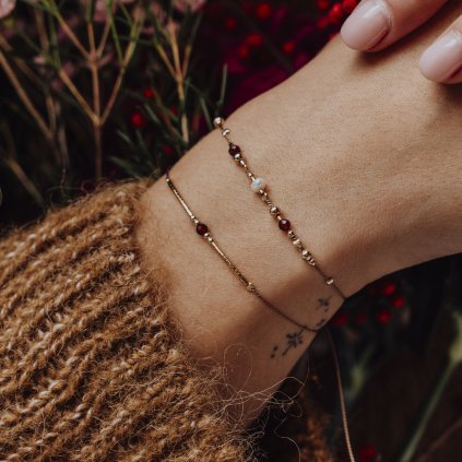 KAKADU náramky Bordeaux String