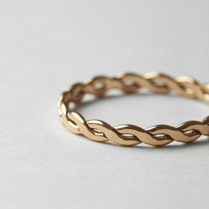 Gold Weave prstýnek