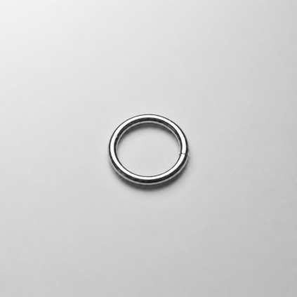 Silver Ring piercing
