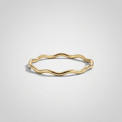 Gold Organic prstýnek